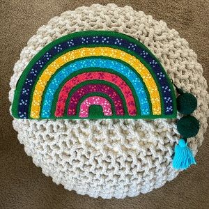 Rainbow Peruvian Wool Clutch